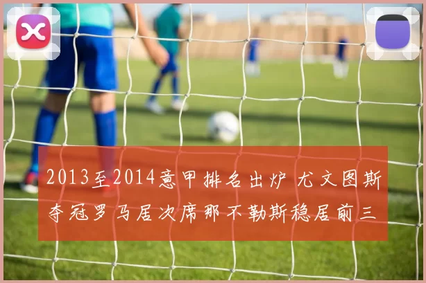 2013至2014意甲排名出炉 尤文图斯夺冠罗马居次席那不勒斯稳居前三